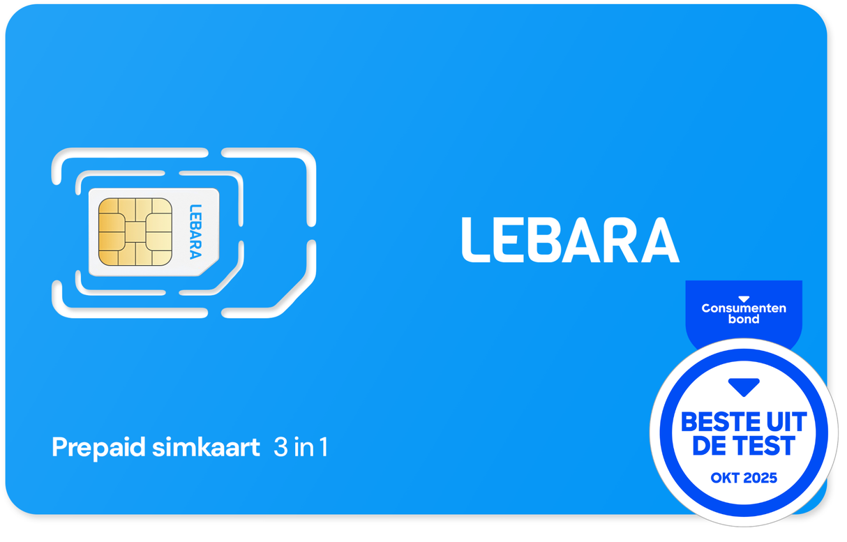 Lebara Prepaid Simkaart €5